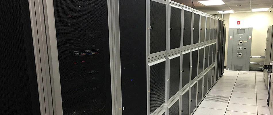 Our cabinets and equipment at our data center in Orlando, FL.